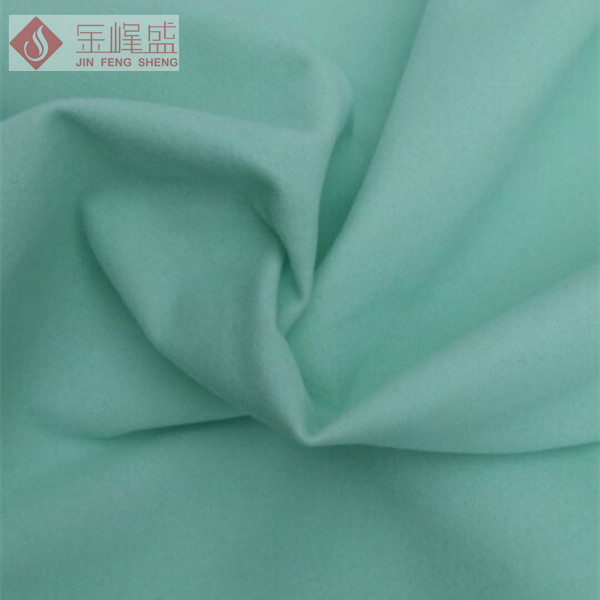 粉藍色棉布底短毛植絨布（D4-D0391)