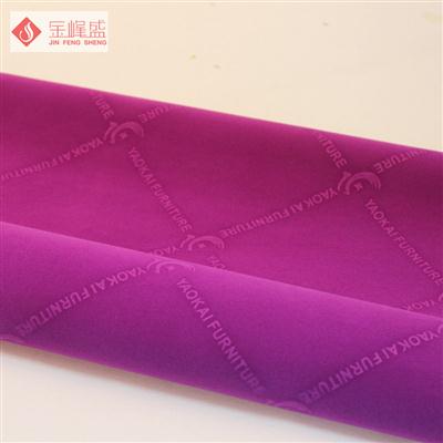 紫紅色壓花植絨布（K01.D1.0534)